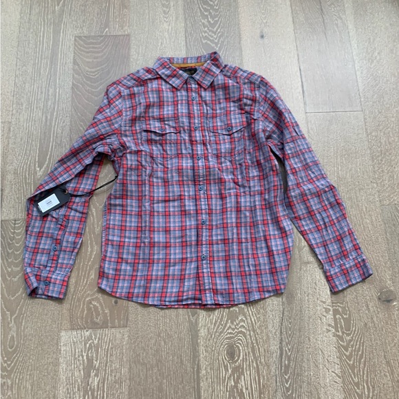 Brothers/Suns plaid button-down shirt - Picture 1 of 5